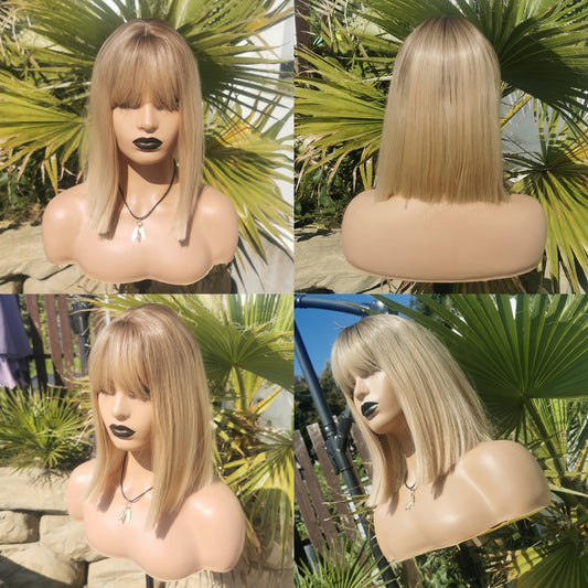 Bang Tidy blonde synthetic wig