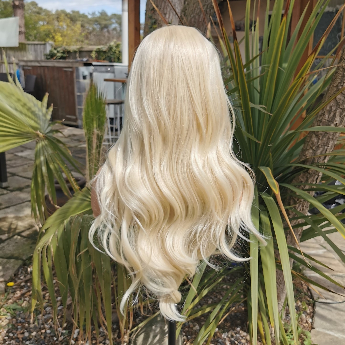 Blonde Curly Headband Wig